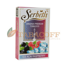 Тютюн для кальяна Serbetli Ice Açaí Raspberry (Айс Асаи Малина) 50 гр